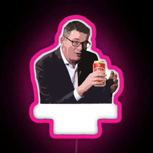 Get On The Beers Daniel Andrews Classic RGB Neon Sign