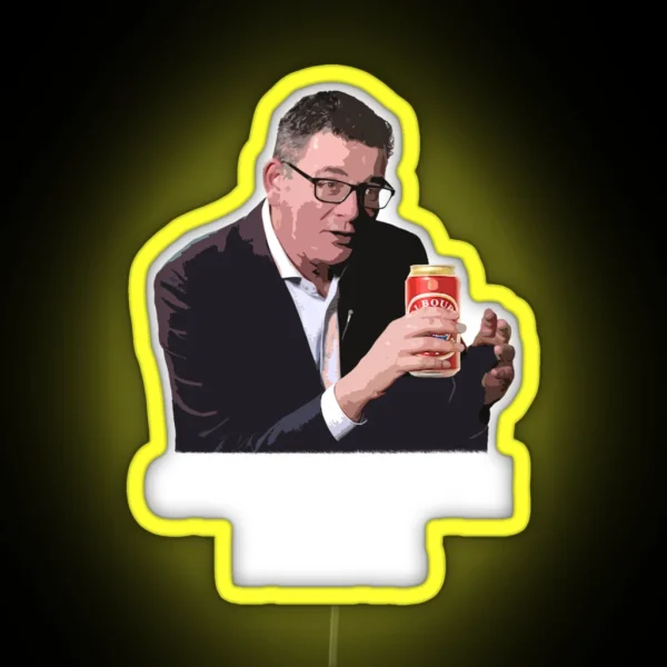 Get On The Beers Daniel Andrews Classic RGB Neon Sign