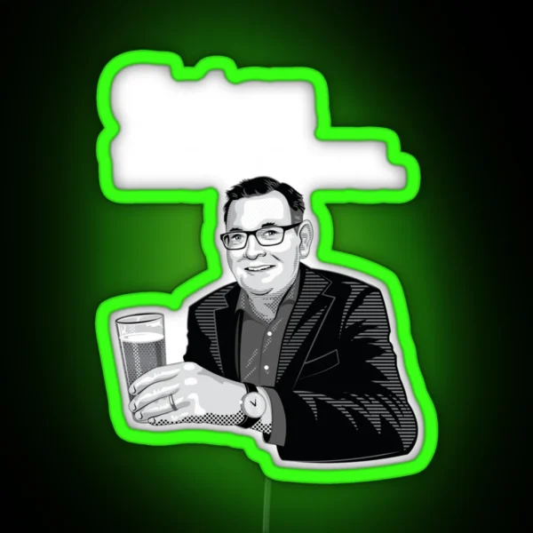Get On The Beers Graphic Essential RGB Neon Sign
