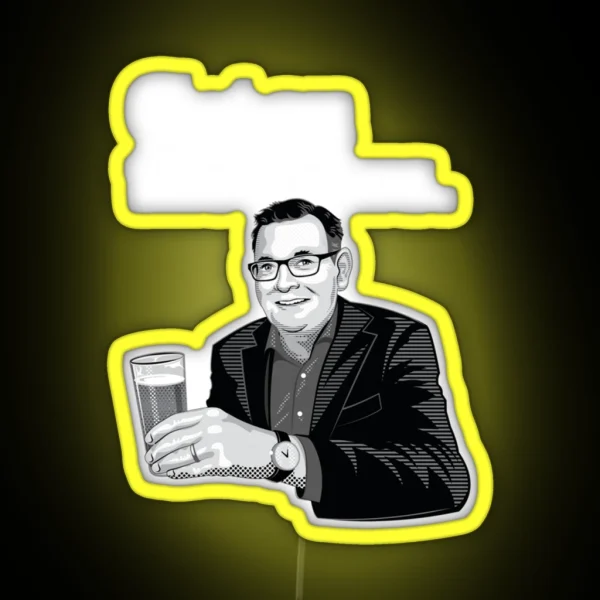 Get On The Beers Graphic Essential RGB Neon Sign