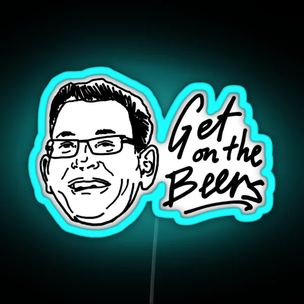 Get On The Beers Meme RGB Neon Sign