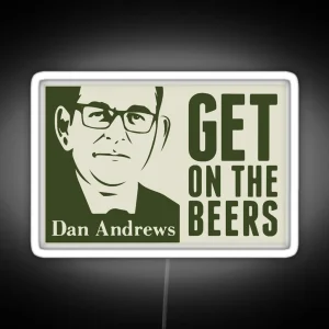 Get On The Beers Men And Woman RGB Neon Sign