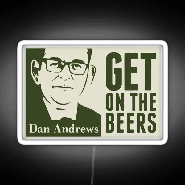 Get On The Beers Men And Woman RGB Neon Sign