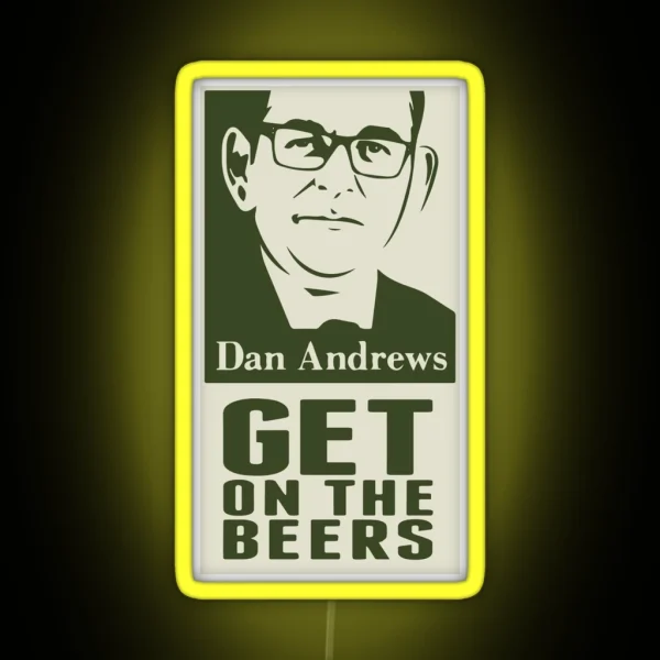 Get On The Beers Original Artwork RGB Neon Sign