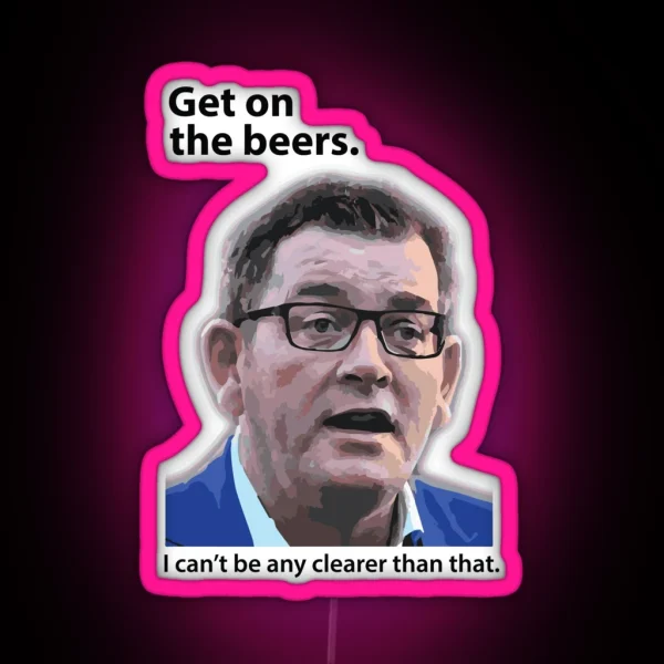 Get On The Beers RGB Neon Sign