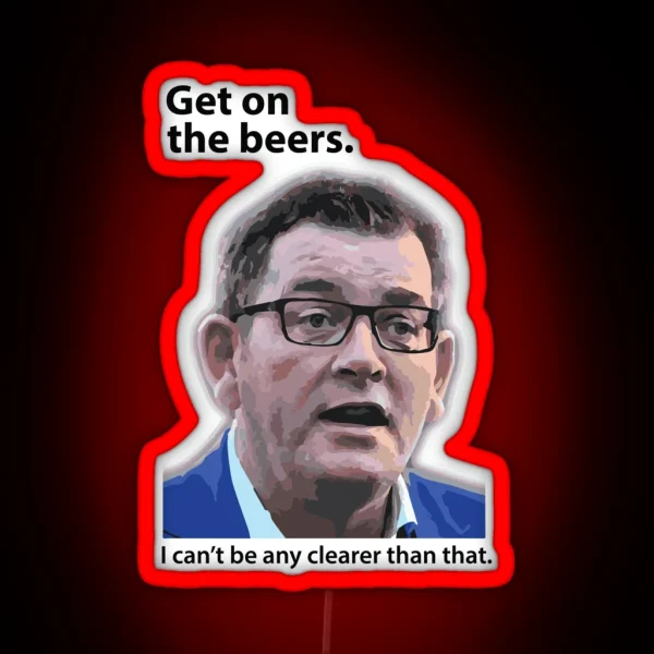 Get On The Beers RGB Neon Sign