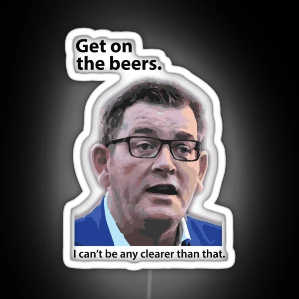Get On The Beers RGB Neon Sign