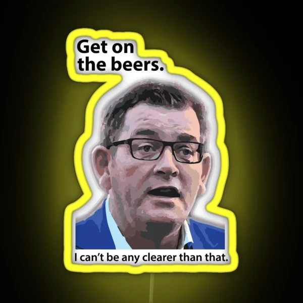 Get On The Beers RGB Neon Sign