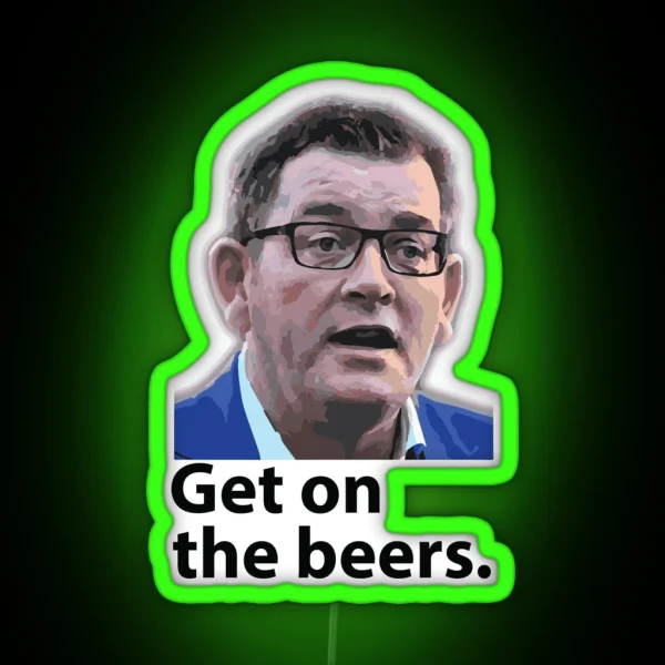 Get On The Beers RGB Neon Sign