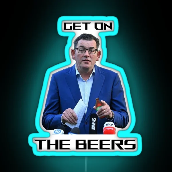 Get On The Beers RGB Neon Sign