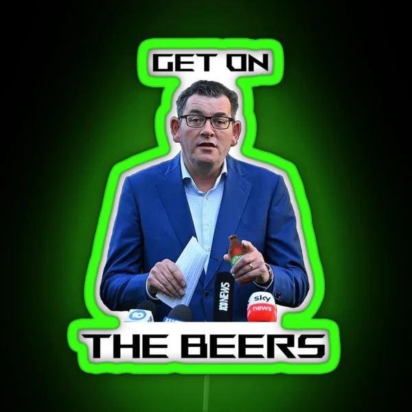 Get On The Beers RGB Neon Sign