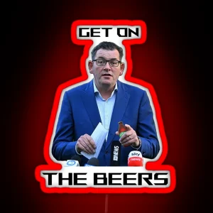 Get On The Beers RGB Neon Sign