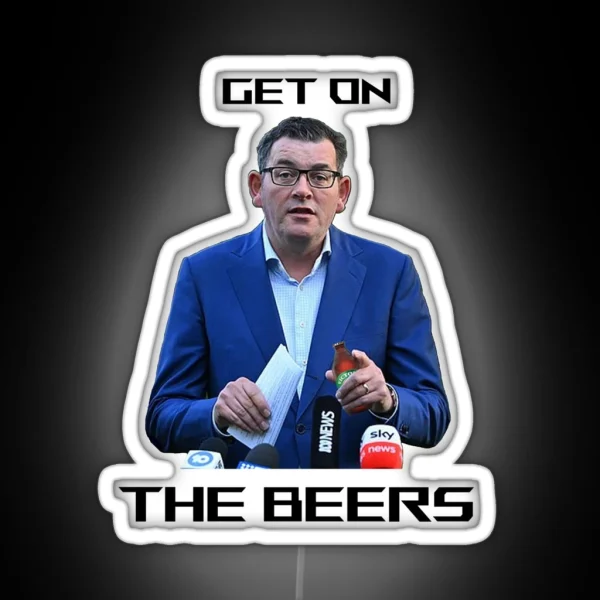 Get On The Beers RGB Neon Sign