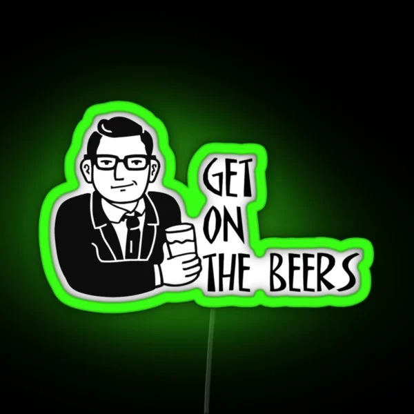 Get On The Beers RGB Neon Sign