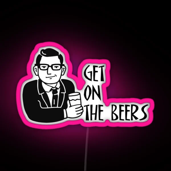 Get On The Beers RGB Neon Sign