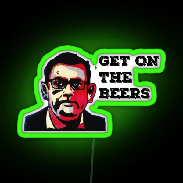 Get On The Beers RGB Neon Sign