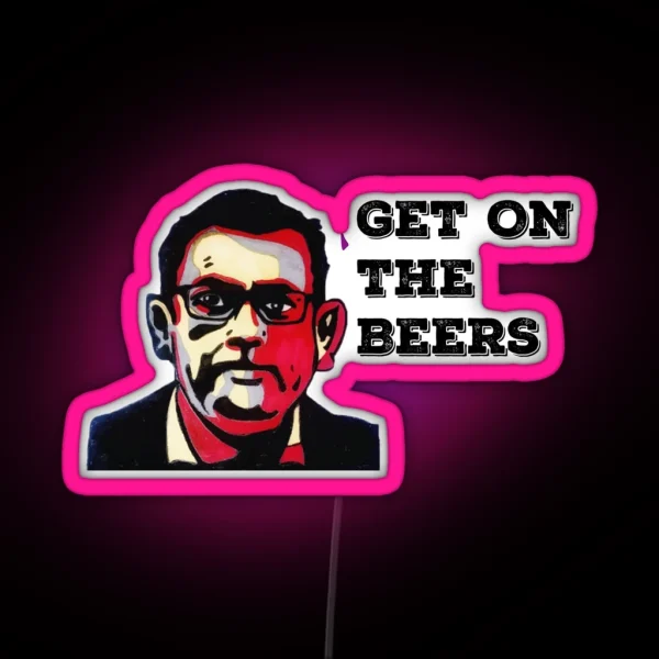 Get On The Beers RGB Neon Sign