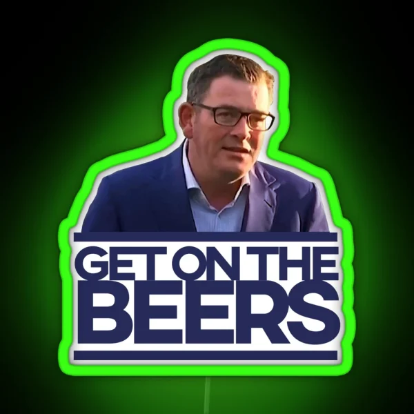 Get On The Beers RGB Neon Sign