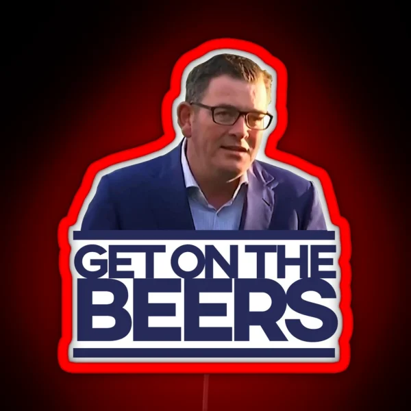 Get On The Beers RGB Neon Sign