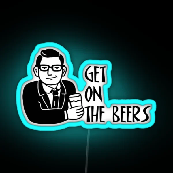Get On The Beers RGB Neon Sign