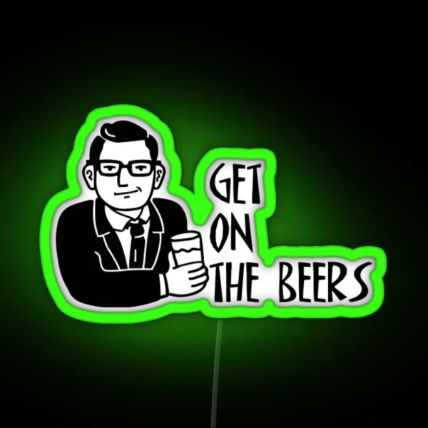 Get On The Beers RGB Neon Sign