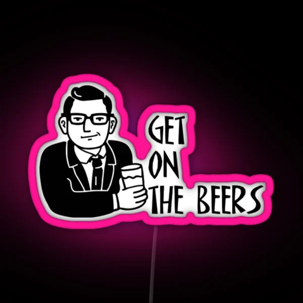 Get On The Beers RGB Neon Sign