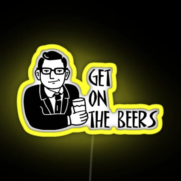 Get On The Beers RGB Neon Sign