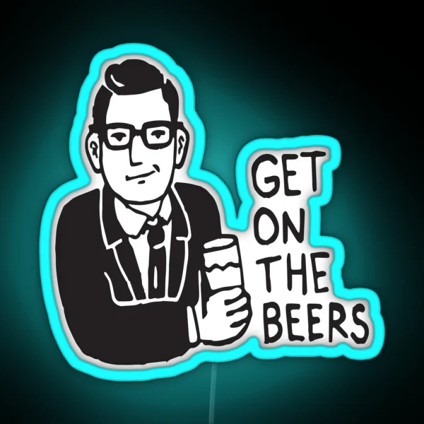 Get On The Beers RGB Neon Sign