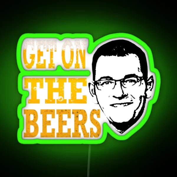 Get On The Beers RGB Neon Sign
