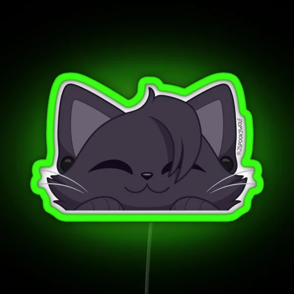 Geto Cat RGB Neon Sign