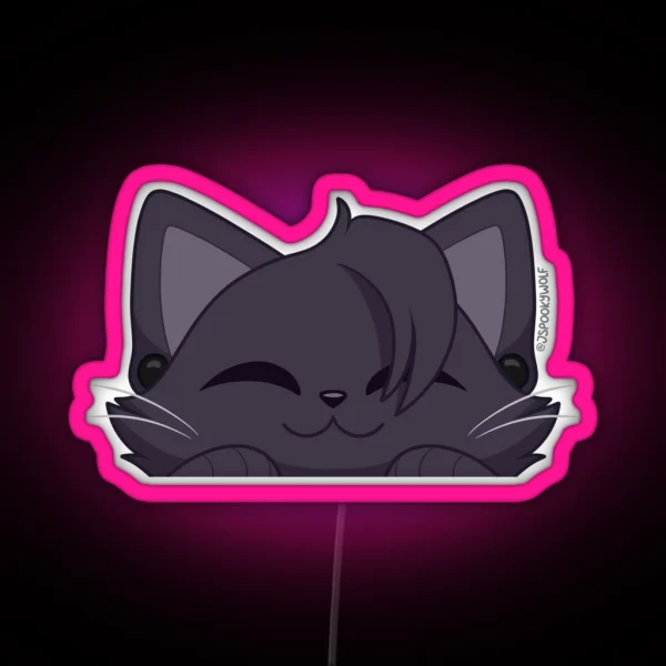 Geto Cat RGB Neon Sign