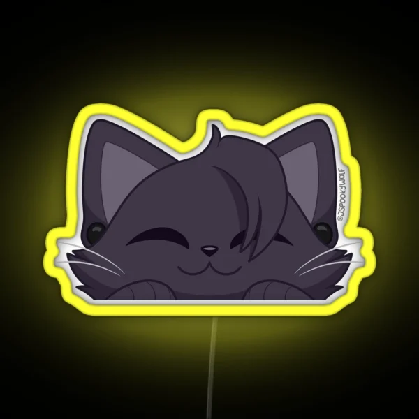 Geto Cat RGB Neon Sign