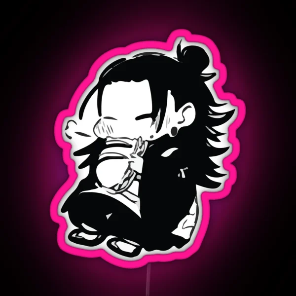 Geto Chibi Going Nom Nom RGB Neon Sign