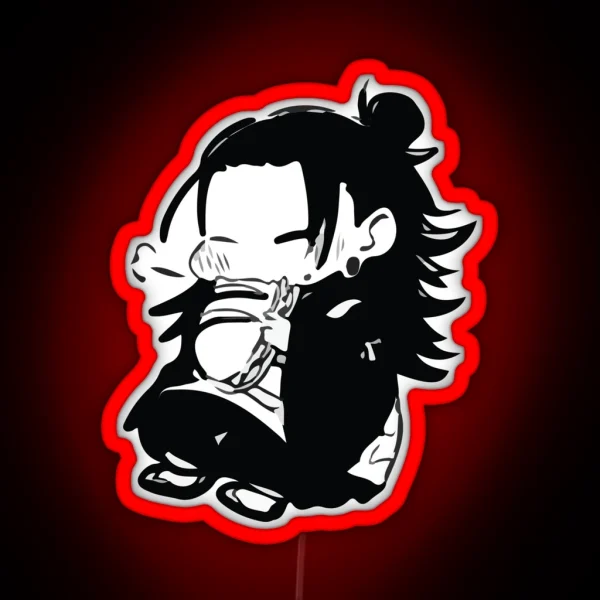 Geto Chibi Going Nom Nom RGB Neon Sign