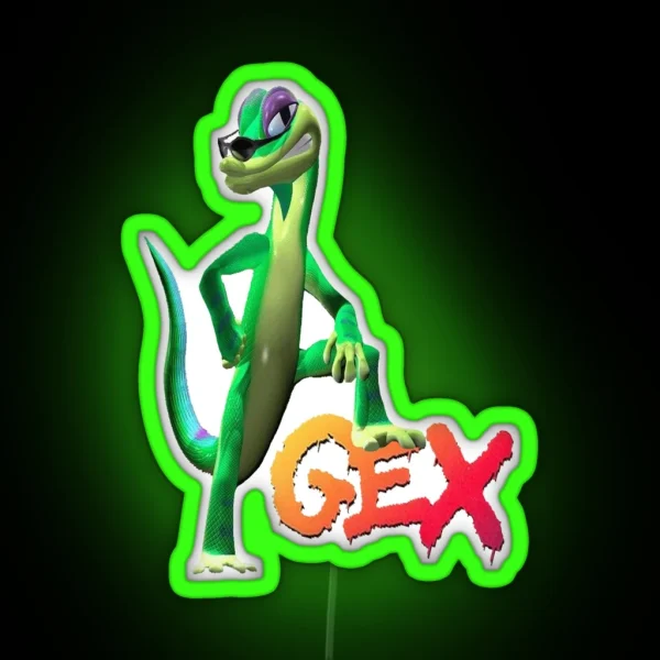 Gex Logo RGB Neon Sign