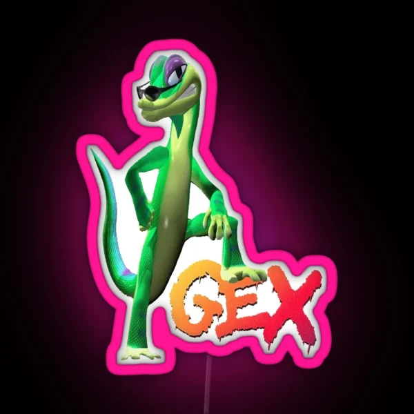 Gex Logo RGB Neon Sign