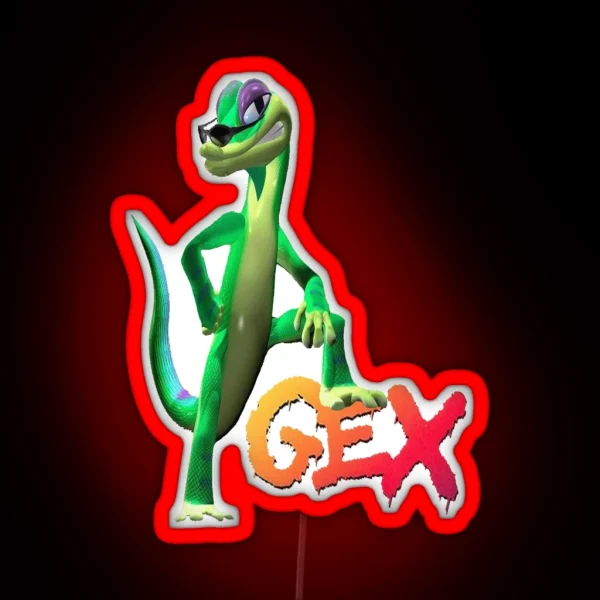 Gex Logo RGB Neon Sign