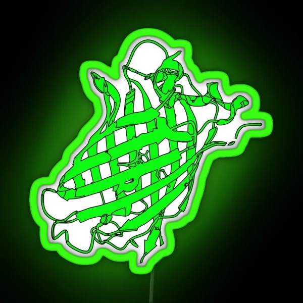 GFP Green Fluorescent Protein RGB Neon Sign