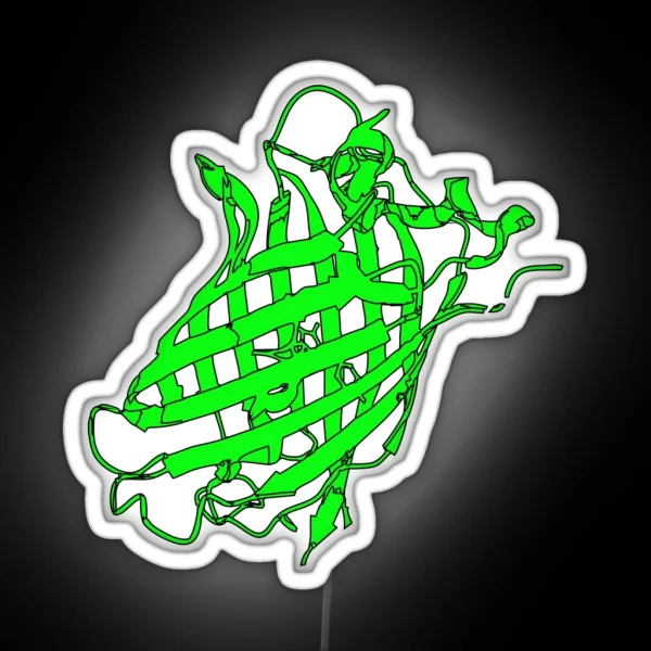 GFP Green Fluorescent Protein RGB Neon Sign