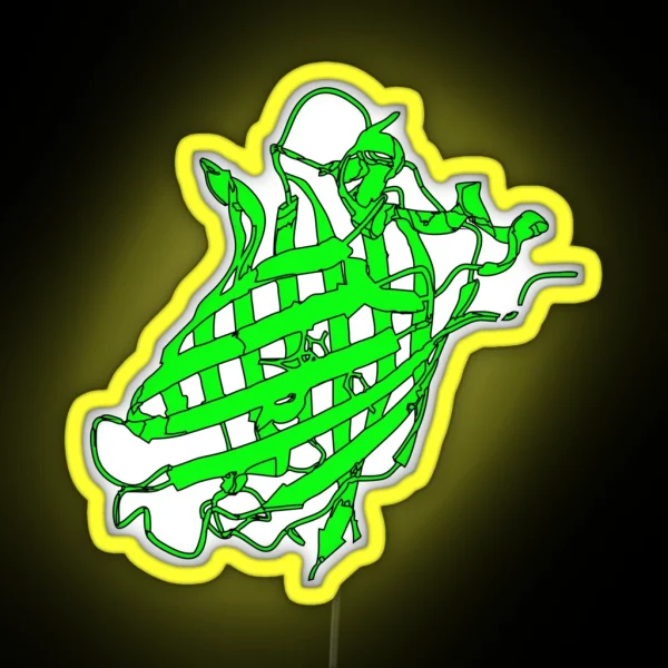 GFP Green Fluorescent Protein RGB Neon Sign