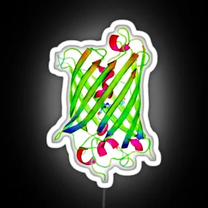 GFP Green Fluorescent Protein RGB Neon Sign