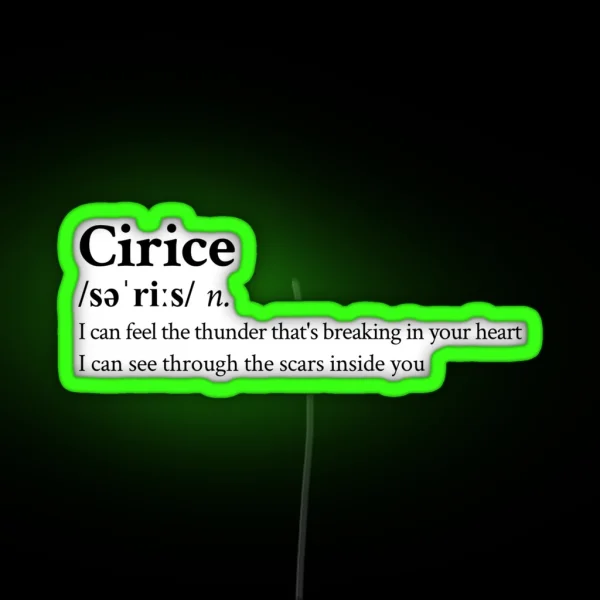 Ghost Band Aesthetic Quote Motivational Lyrics Rock RGB Neon Sign
