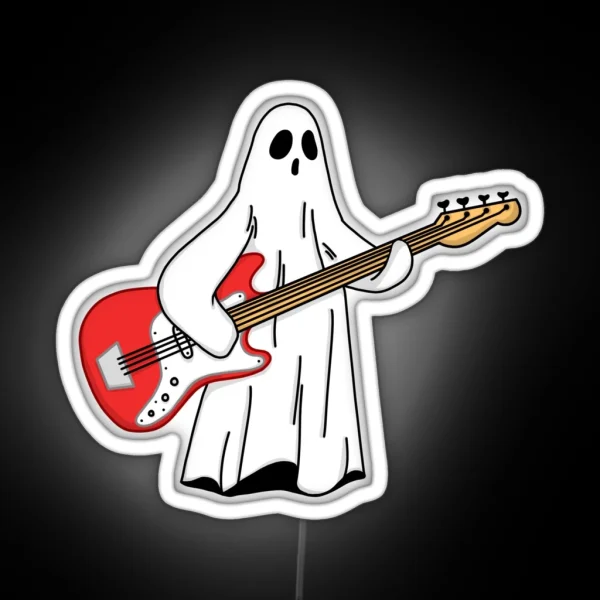 Ghost Bassist RGB Neon Sign