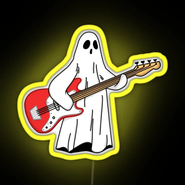 Ghost Bassist RGB Neon Sign