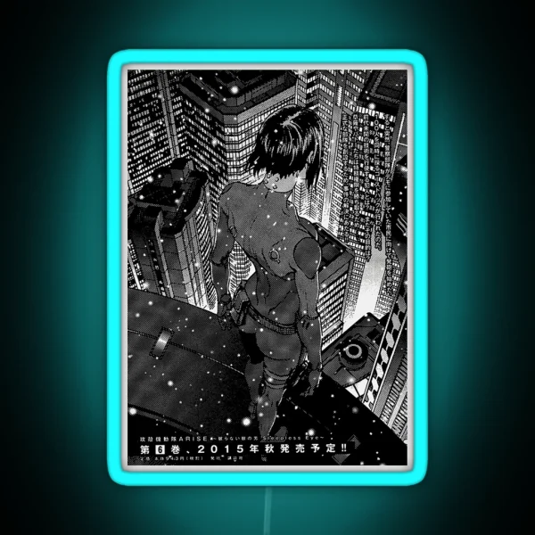 Ghost In The Shell Anime Fan RGB Neon Sign