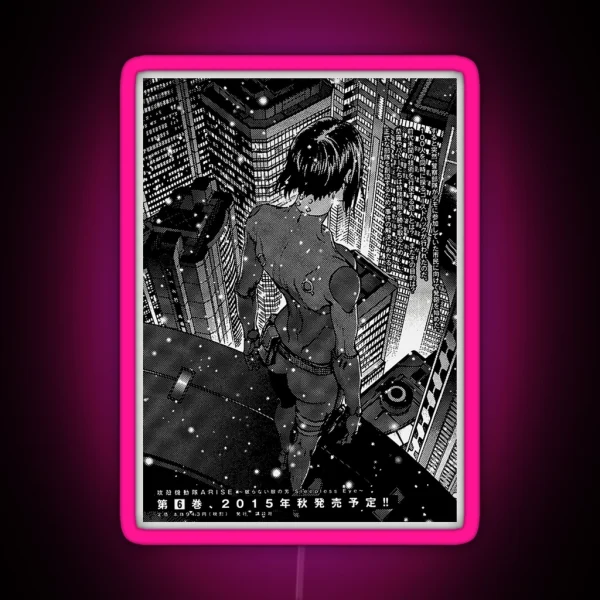 Ghost In The Shell Anime Fan RGB Neon Sign