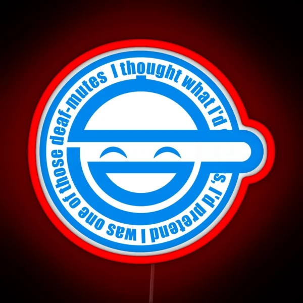 Ghost In The Shell Laughing Man RGB Neon Sign