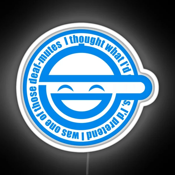 Ghost In The Shell Laughing Man RGB Neon Sign