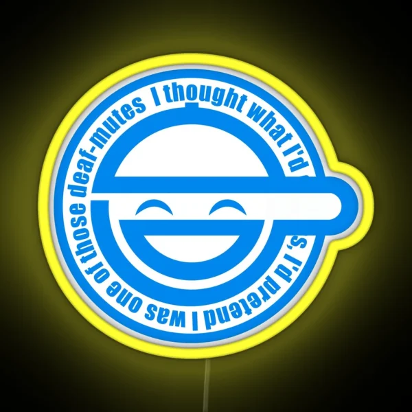 Ghost In The Shell Laughing Man RGB Neon Sign