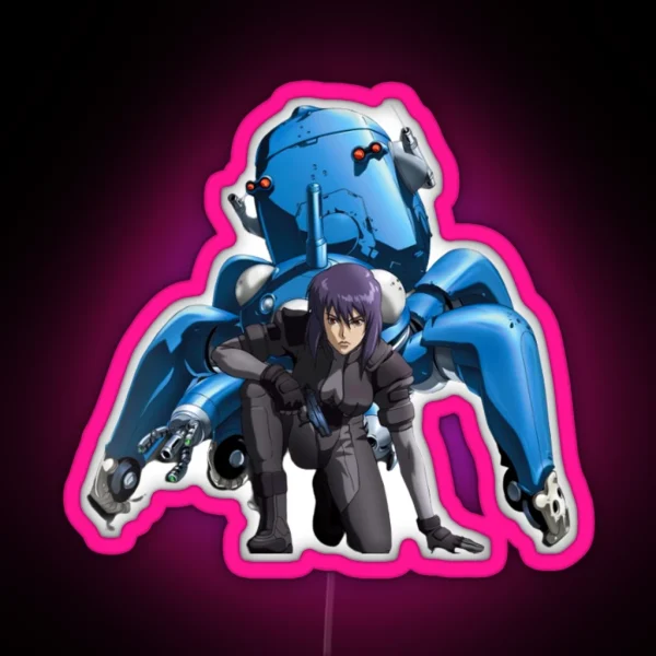 Ghost In The Shell Manga RGB Neon Sign